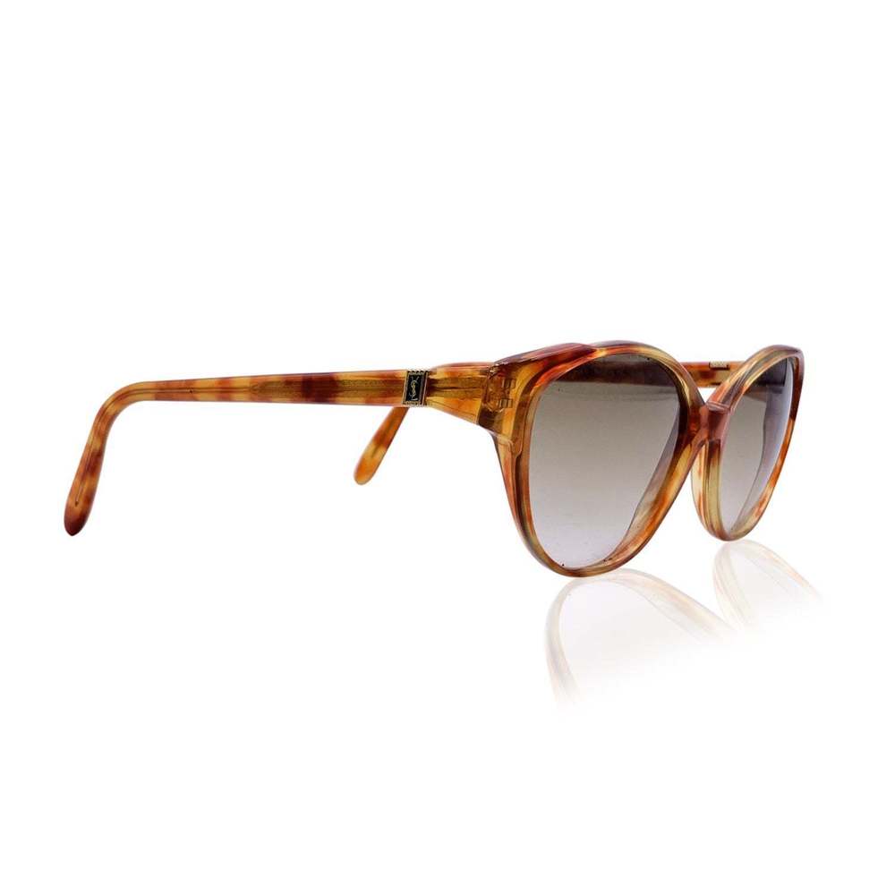 YVES SAINT LAURENT Vintage Brown Sunglasses Tohas 920 56/14 920 V - Picture 3 of 4